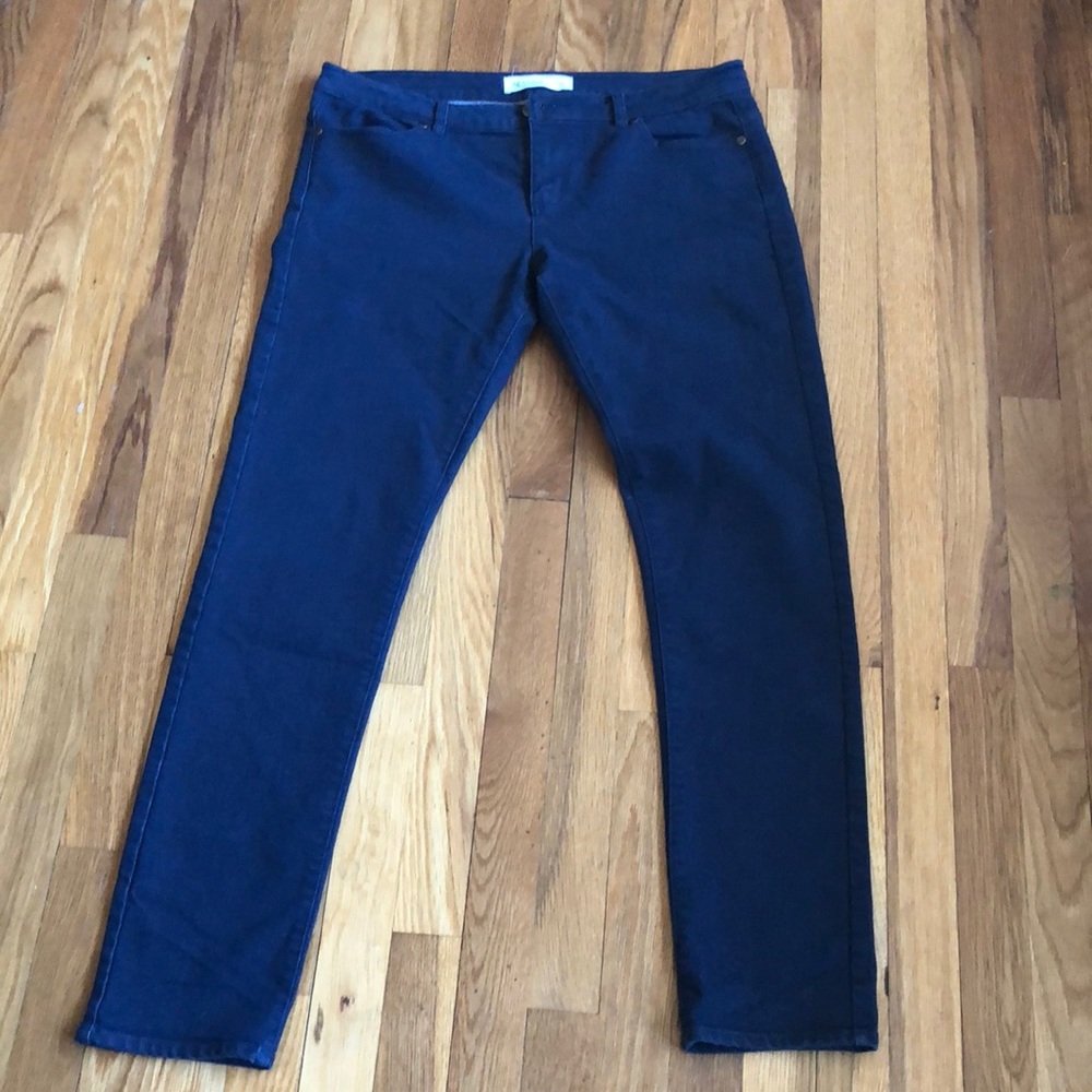 Carve design dark blue stretch denim jeans